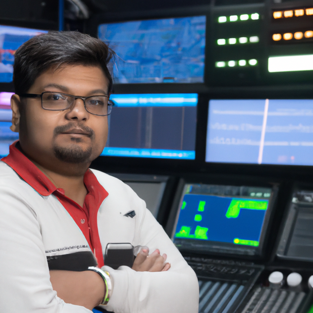 Portrait of Samir Patel, broadcast systems engineer