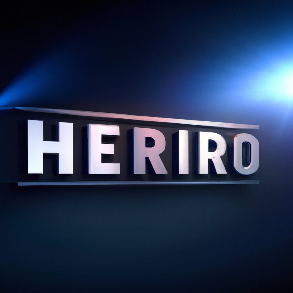 AI-generated news studio with lighting rig and modular set panels, cinematic lighting, depth of field